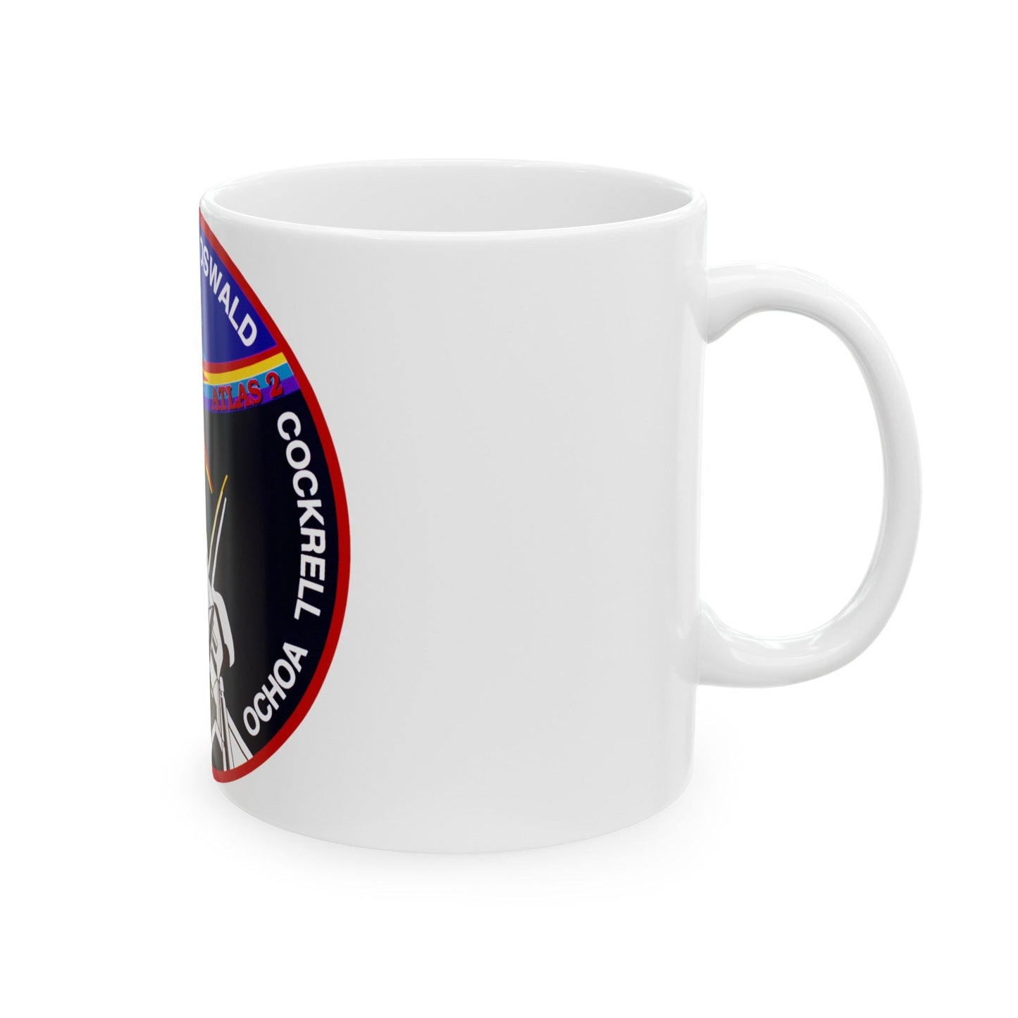 STS 56 (NASA) White Coffee Mug-The Sticker Space