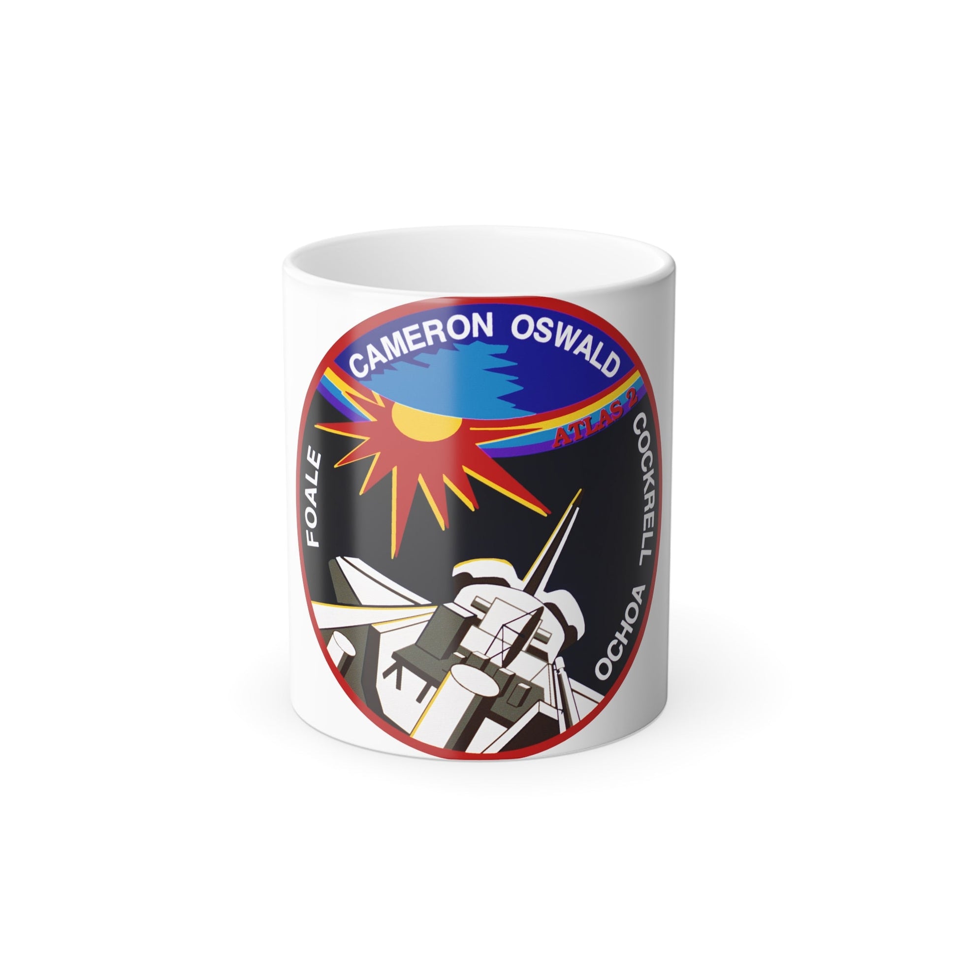 STS 56 Patch NASA - Color Changing Mug 11oz-11oz-The Sticker Space