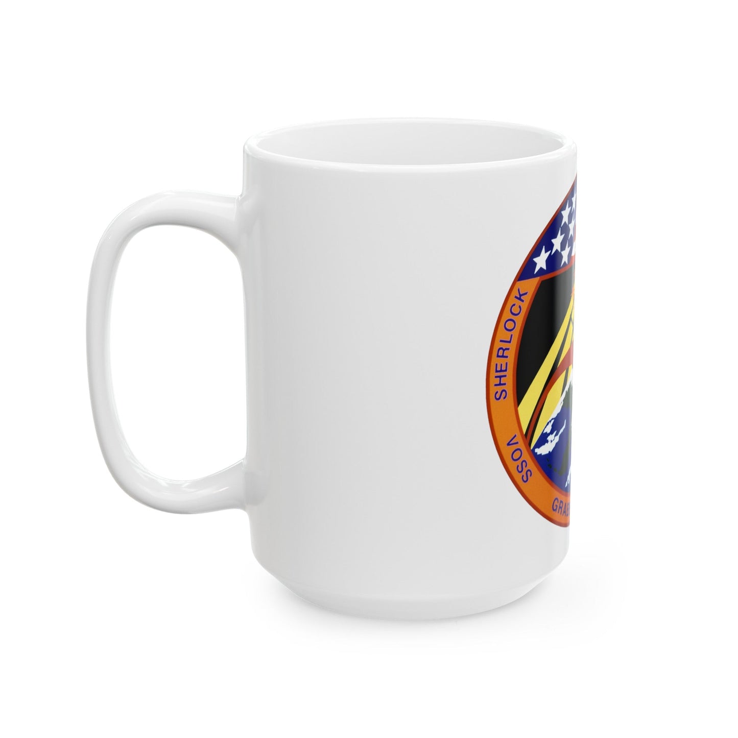 STS 57 (NASA) White Coffee Mug-The Sticker Space