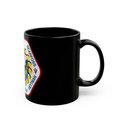 STS 58 (NASA) Black Coffee Mug-The Sticker Space