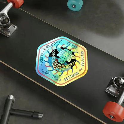 STS 58 (NASA) Holographic STICKER Die-Cut Vinyl Decal - The Sticker Space