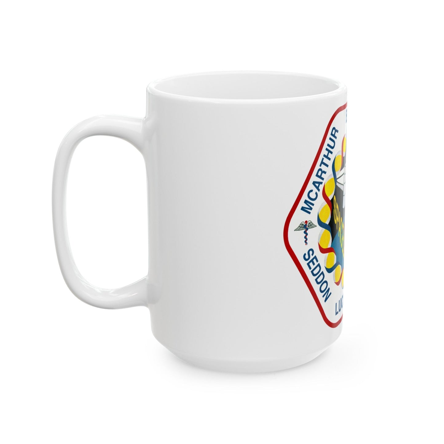 STS 58 (NASA) White Coffee Mug-The Sticker Space