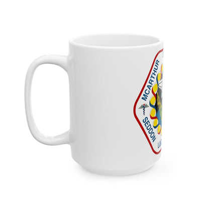 STS 58 (NASA) White Coffee Mug-The Sticker Space