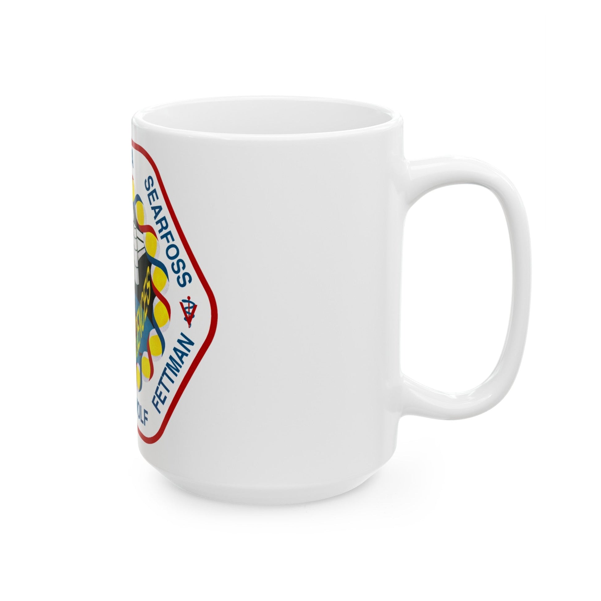 STS 58 (NASA) White Coffee Mug-The Sticker Space