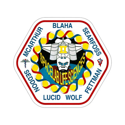 STS 58 Patch NASA STICKER Vinyl Die-Cut Decal 5 Inch - The Sticker Space