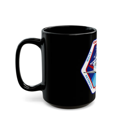 STS 6 (NASA) Black Coffee Mug-The Sticker Space