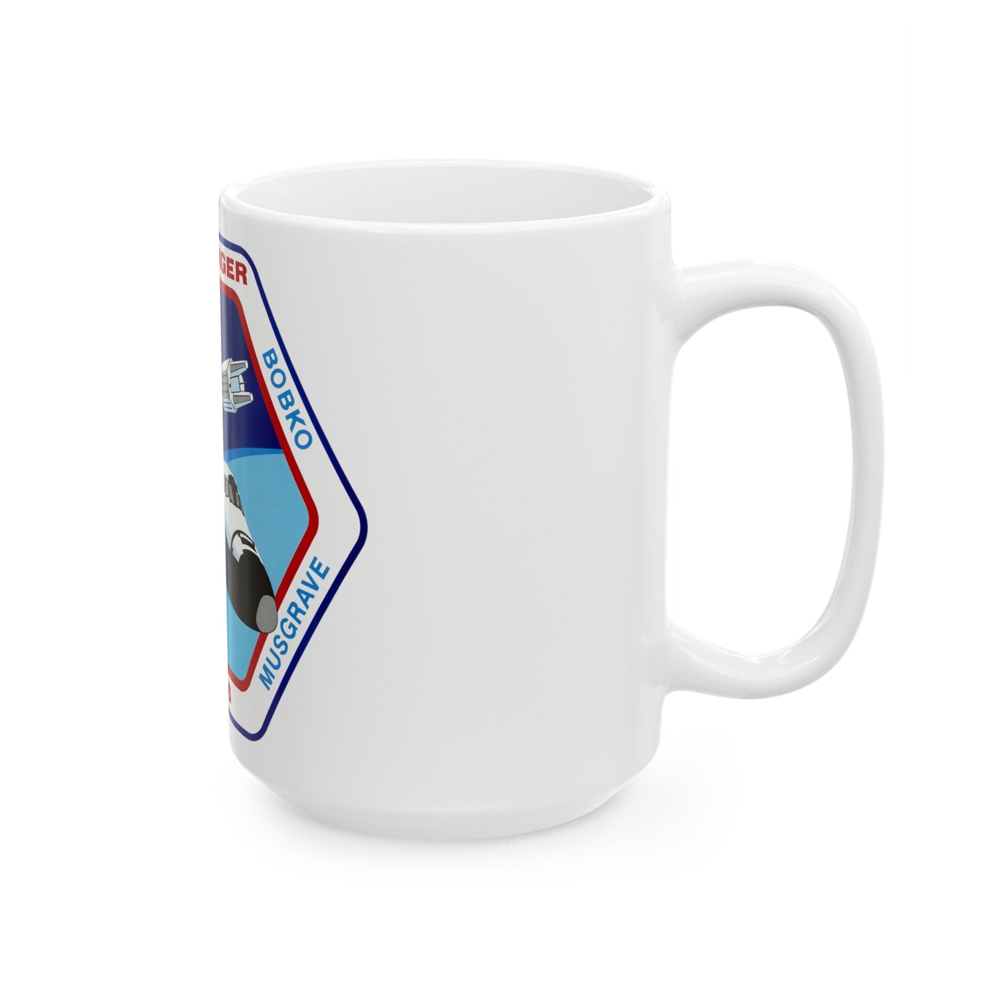 STS 6 (NASA) White Coffee Mug-The Sticker Space