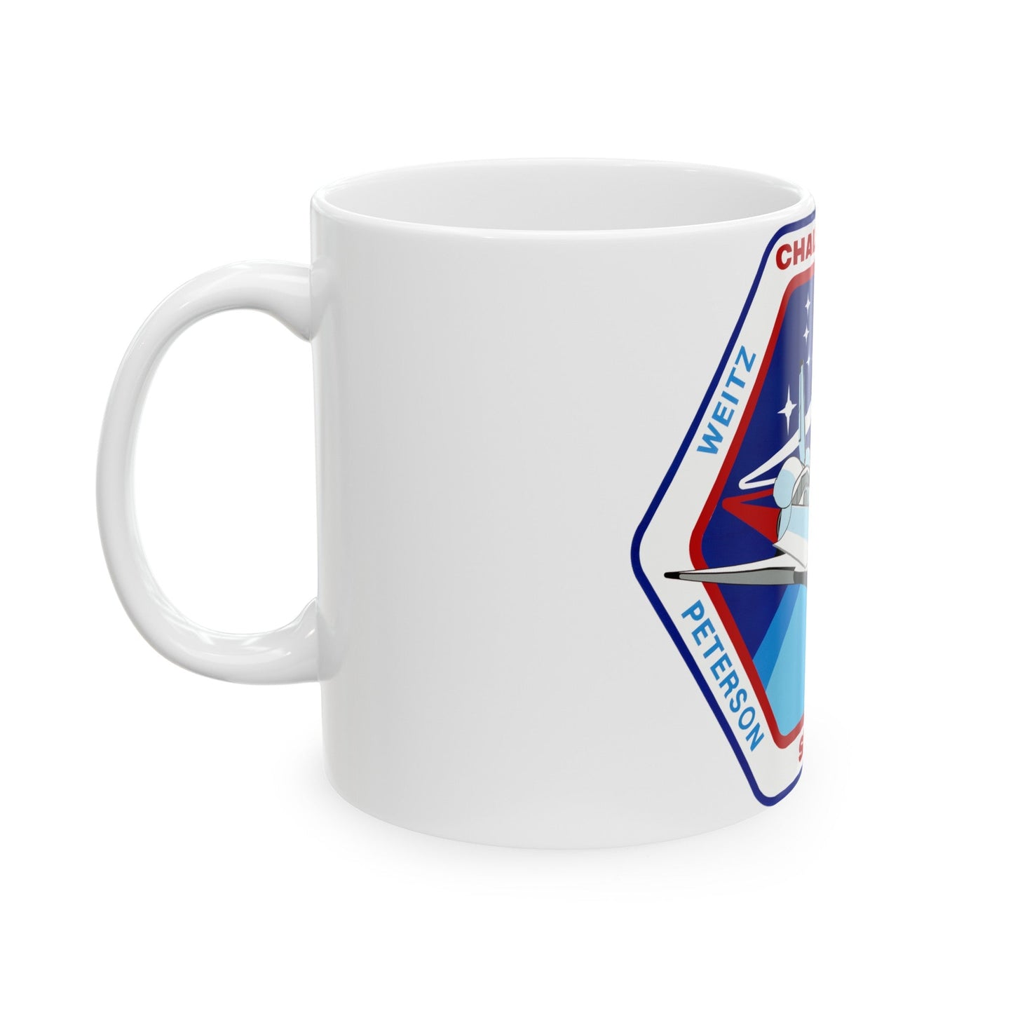 STS 6 (NASA) White Coffee Mug-The Sticker Space