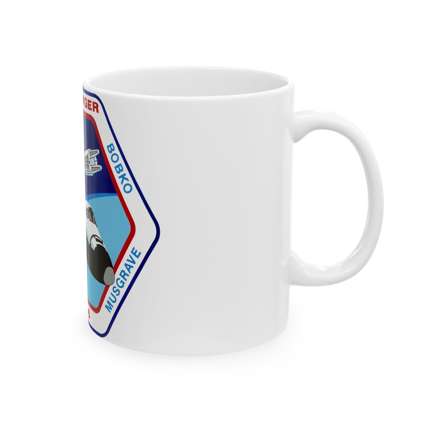 STS 6 (NASA) White Coffee Mug-The Sticker Space