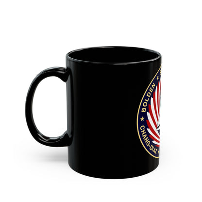 STS 60 (NASA) Black Coffee Mug-The Sticker Space