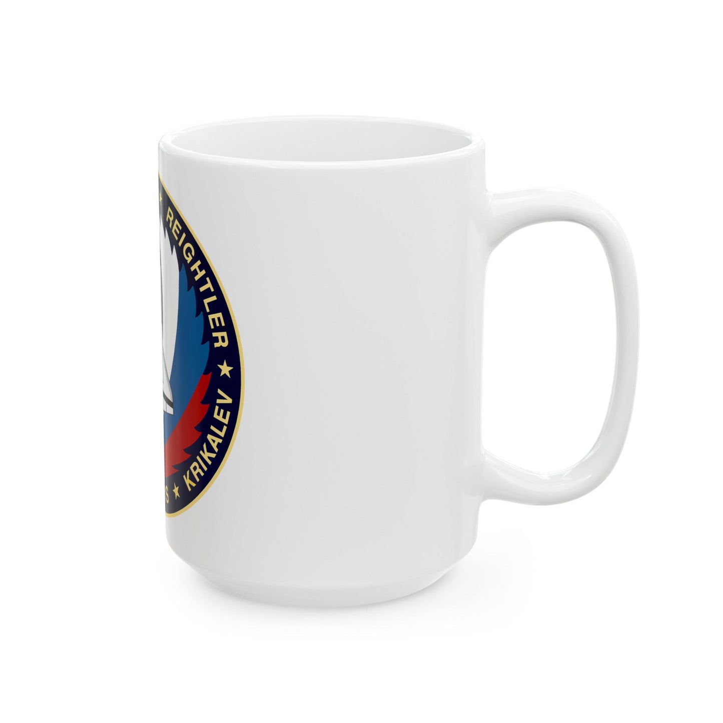 STS 60 (NASA) White Coffee Mug-The Sticker Space