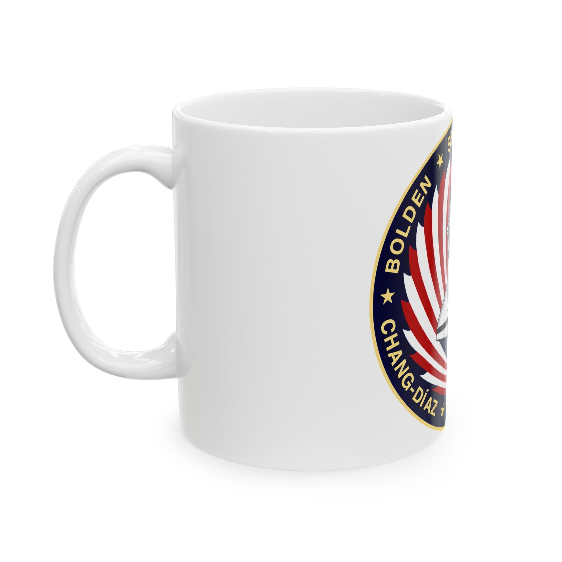 STS 60 (NASA) White Coffee Mug-The Sticker Space