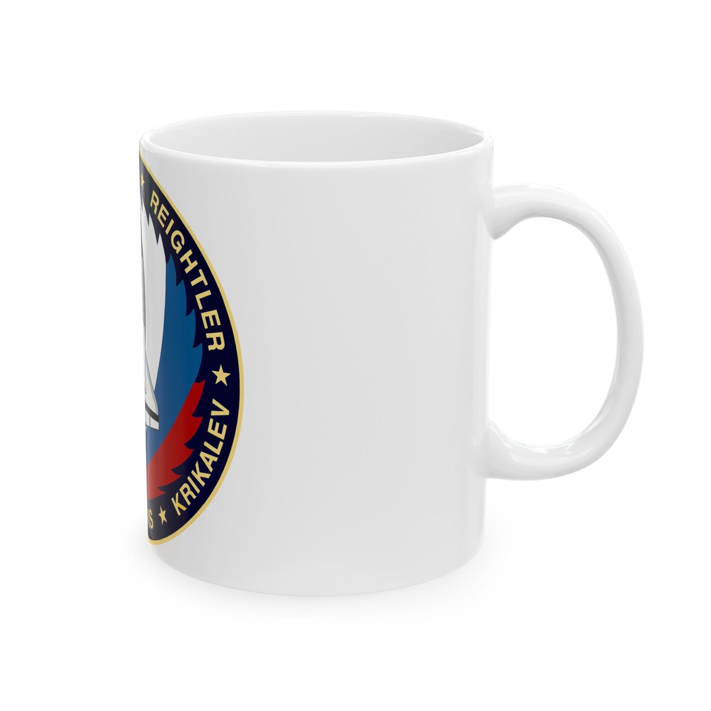 STS 60 (NASA) White Coffee Mug-The Sticker Space