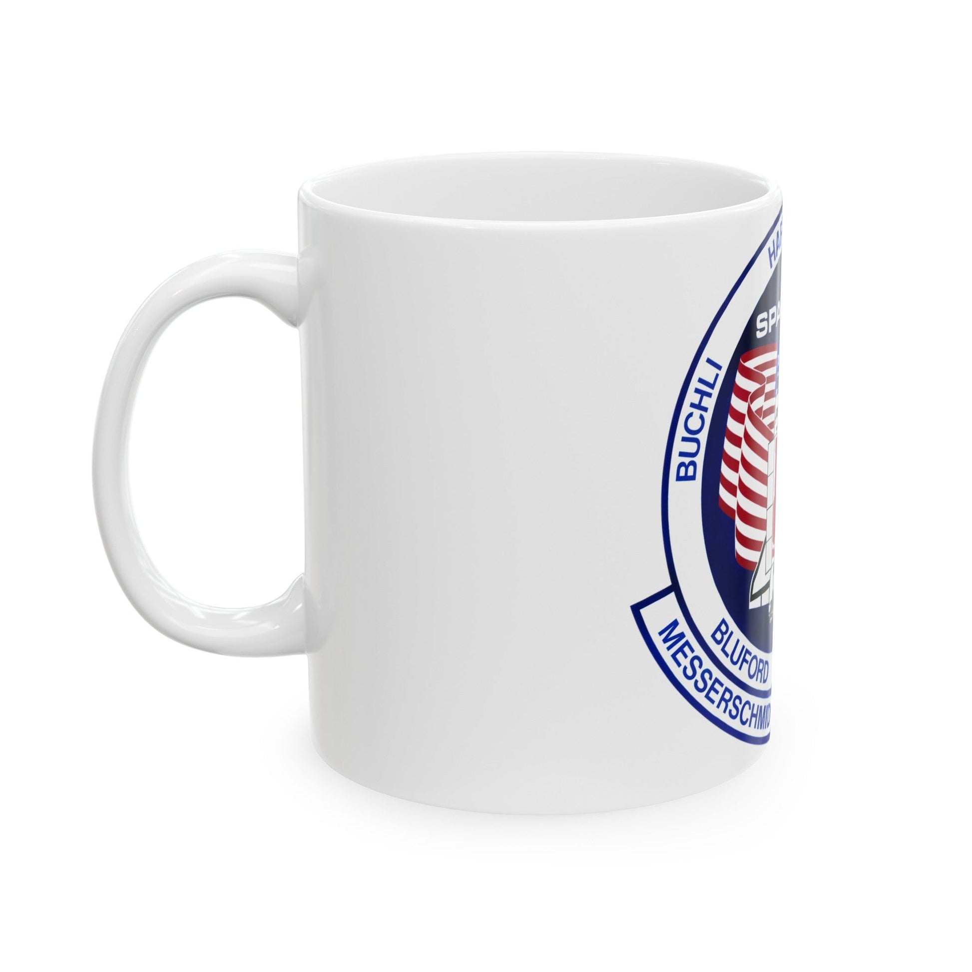 STS 61 a (NASA) White Coffee Mug-The Sticker Space