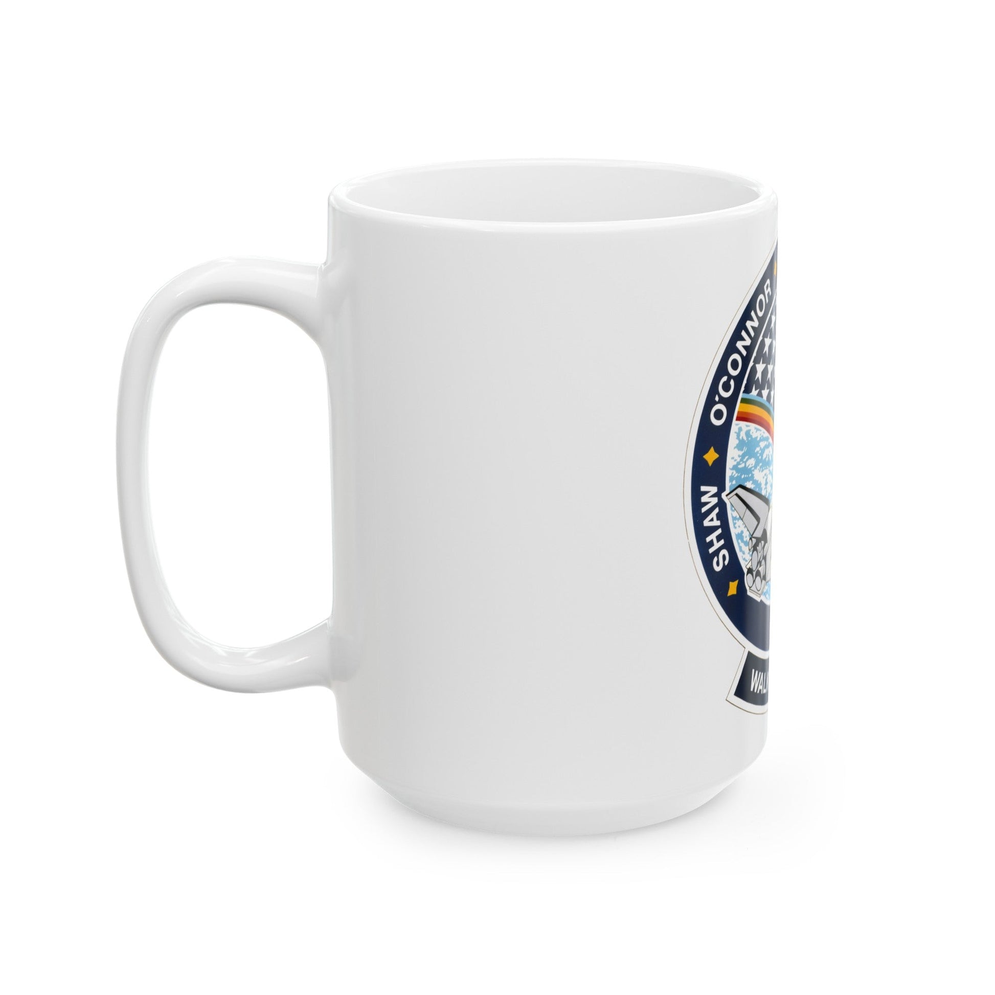 STS 61 b (NASA) White Coffee Mug-The Sticker Space