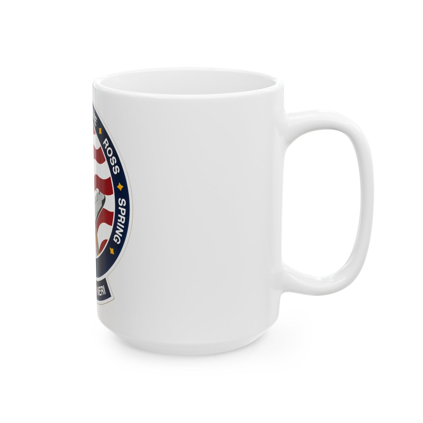 STS 61 b (NASA) White Coffee Mug-The Sticker Space