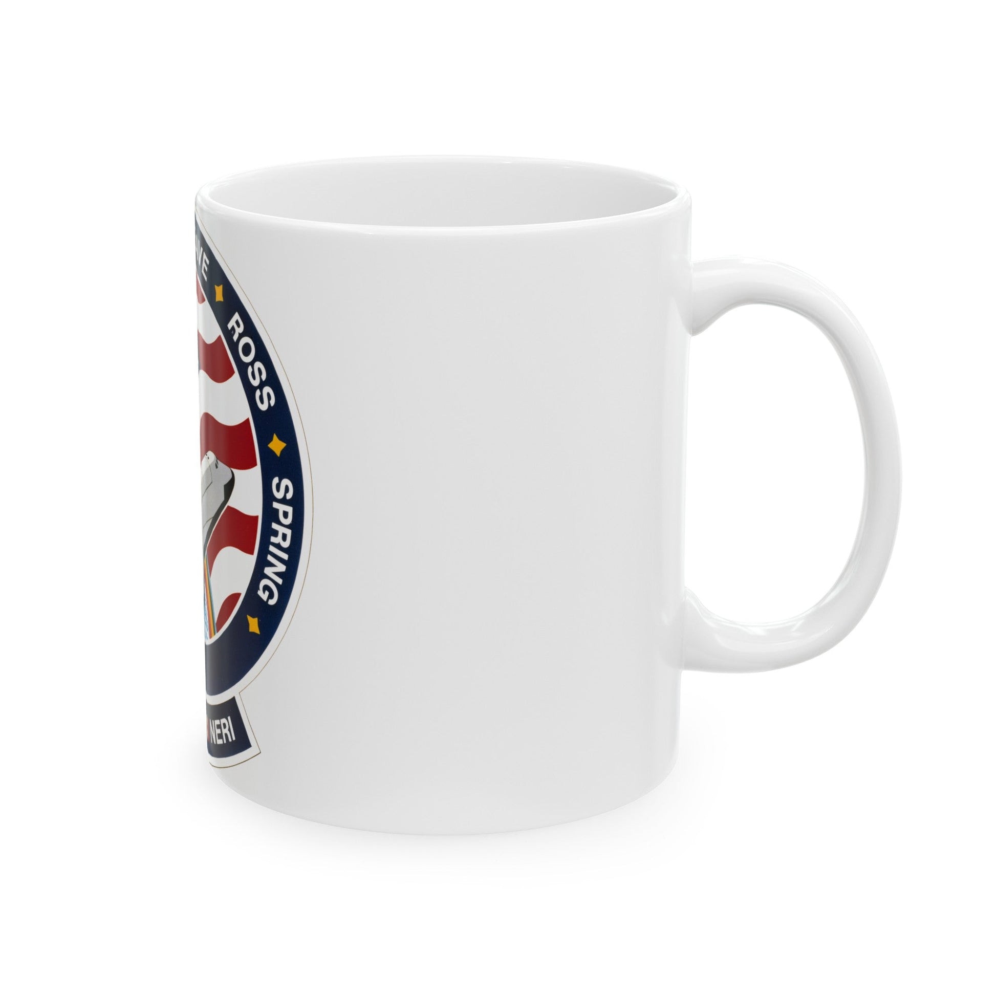 STS 61 b (NASA) White Coffee Mug-The Sticker Space