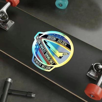 STS 61 C (NASA) Holographic STICKER Die-Cut Vinyl Decal - The Sticker Space