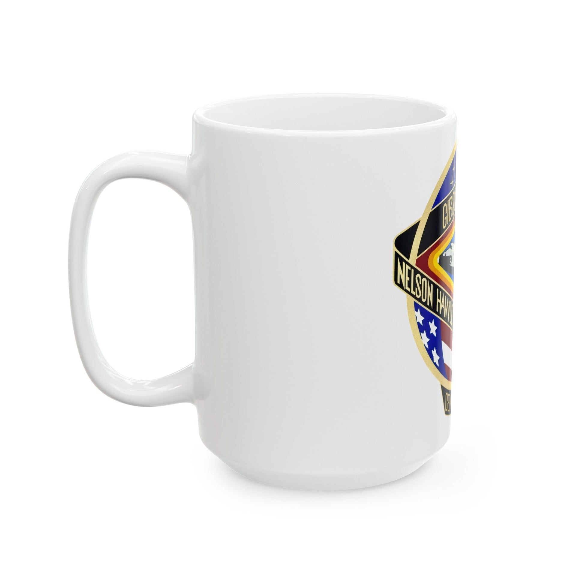 STS 61 c (NASA) White Coffee Mug-The Sticker Space