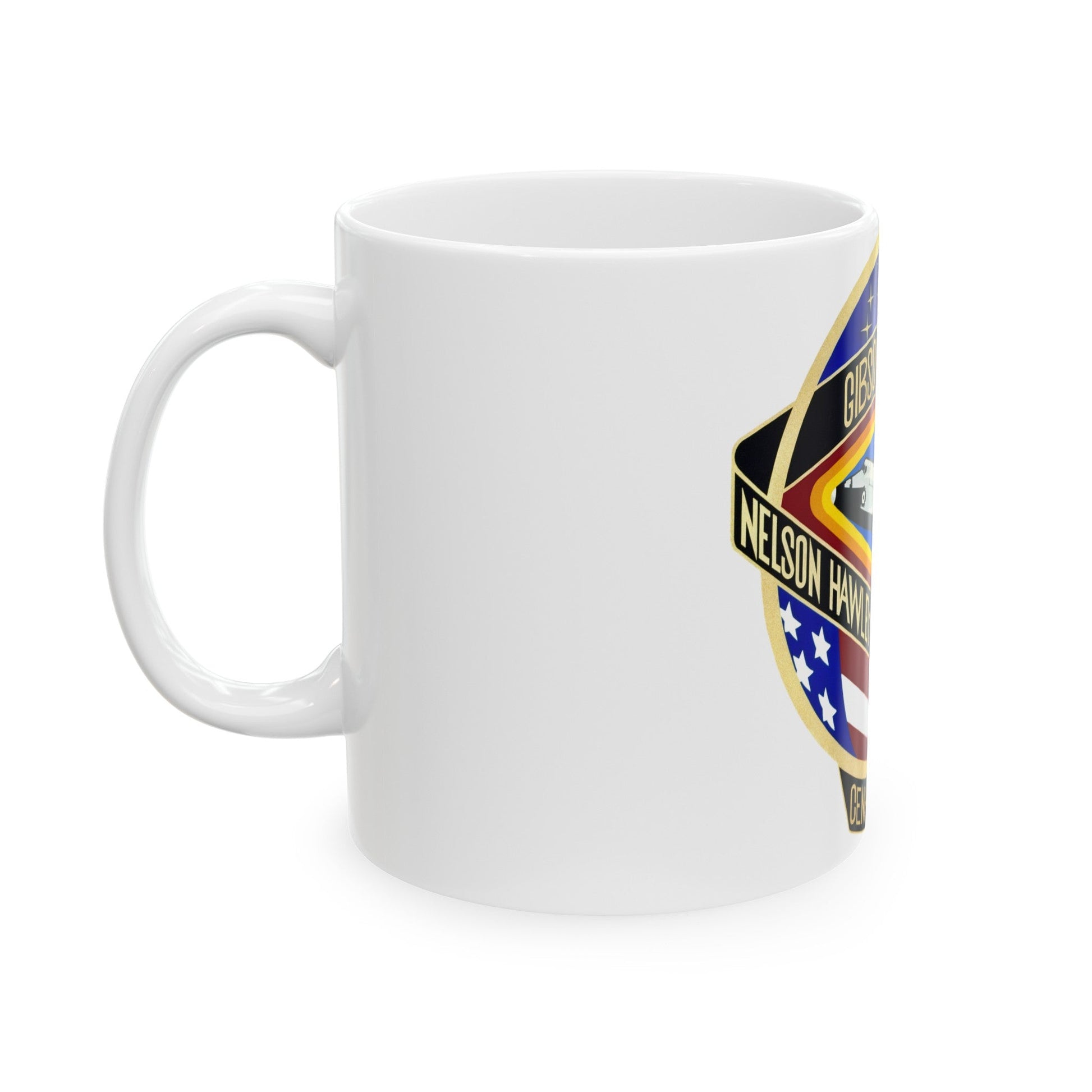 STS 61 c (NASA) White Coffee Mug-The Sticker Space