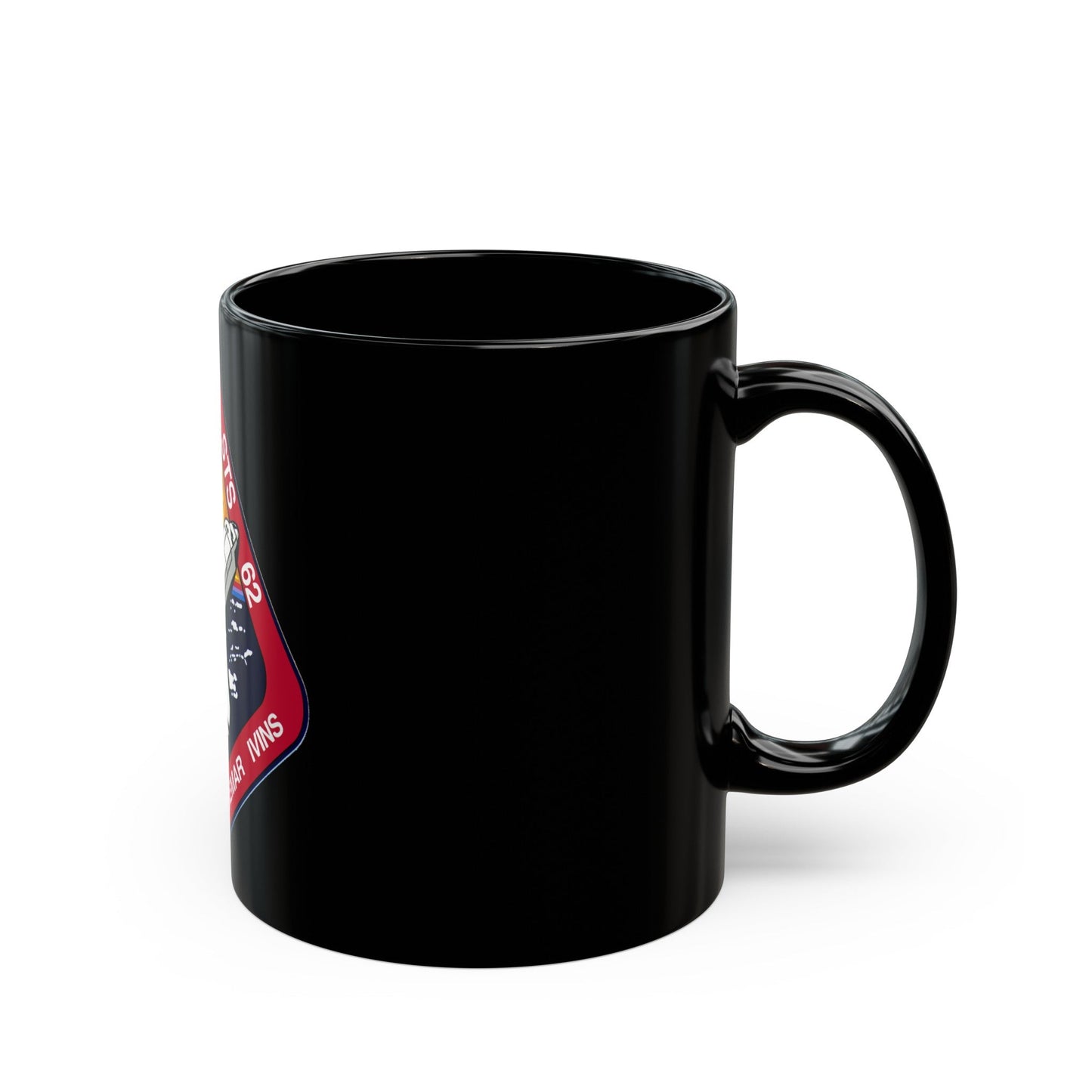 STS 62 (NASA) Black Coffee Mug-The Sticker Space