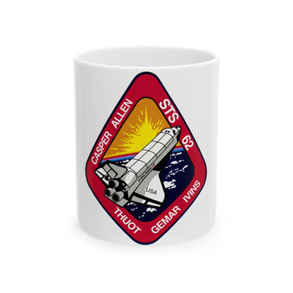 STS 62 (NASA) White Coffee Mug-11oz-The Sticker Space