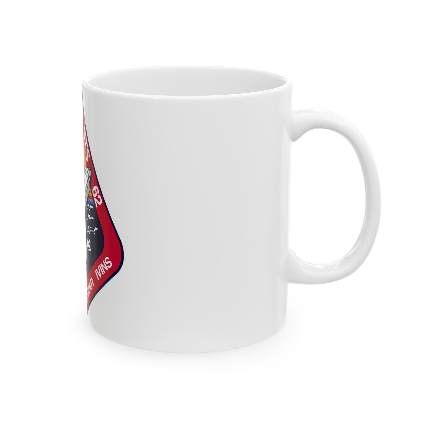 STS 62 (NASA) White Coffee Mug-The Sticker Space