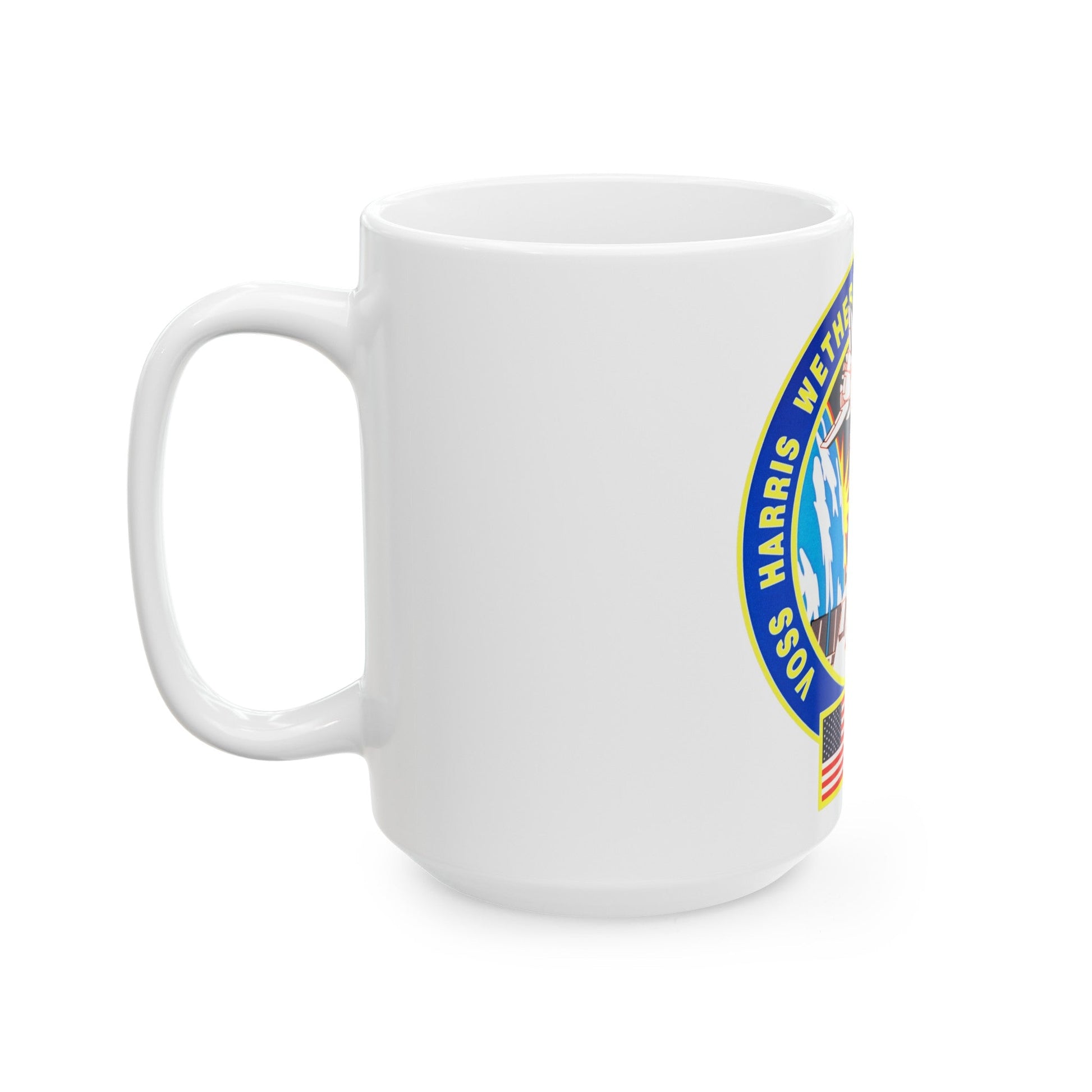 STS 63 (NASA) White Coffee Mug-The Sticker Space