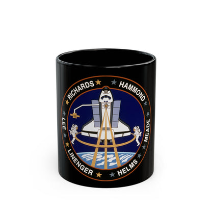 STS 64 (NASA) Black Coffee Mug-11oz-The Sticker Space