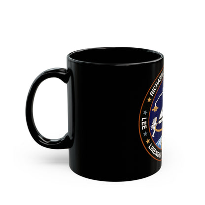 STS 64 (NASA) Black Coffee Mug-The Sticker Space