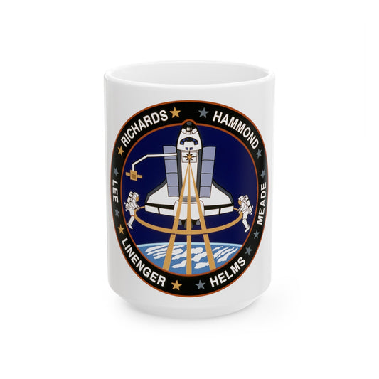 STS 64 (NASA) White Coffee Mug-15oz-The Sticker Space