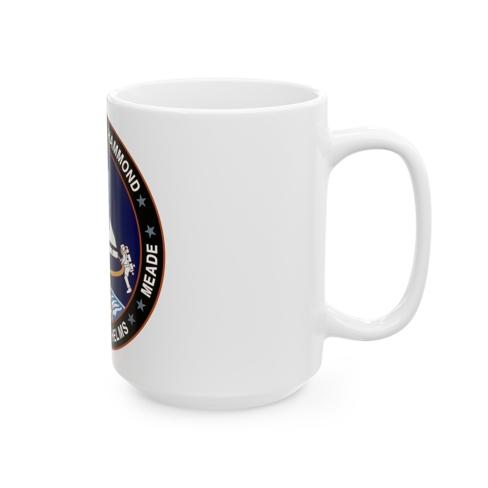 STS 64 (NASA) White Coffee Mug-The Sticker Space