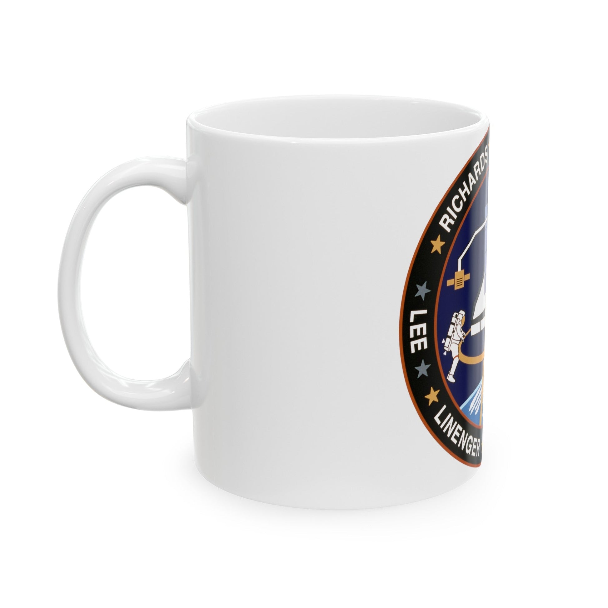 STS 64 (NASA) White Coffee Mug-The Sticker Space