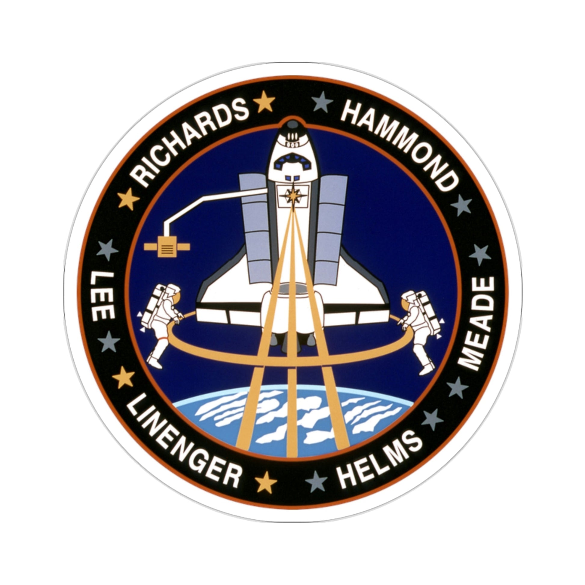 STS 64 Patch NASA STICKER Vinyl Die-Cut Decal-2 Inch-The Sticker Space