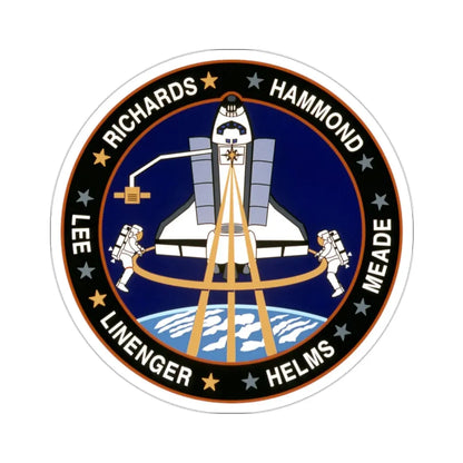 STS 64 Patch NASA STICKER Vinyl Die-Cut Decal 2 Inch - The Sticker Space