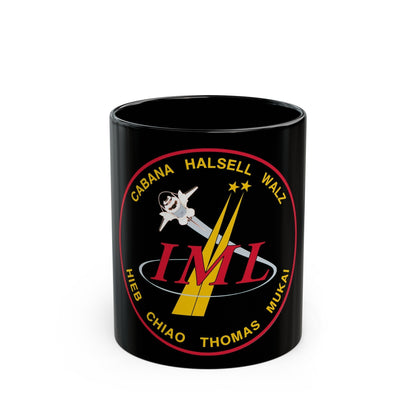 STS 65 (NASA) Black Coffee Mug-11oz-The Sticker Space