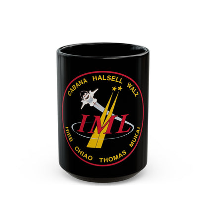 STS 65 (NASA) Black Coffee Mug-15oz-The Sticker Space