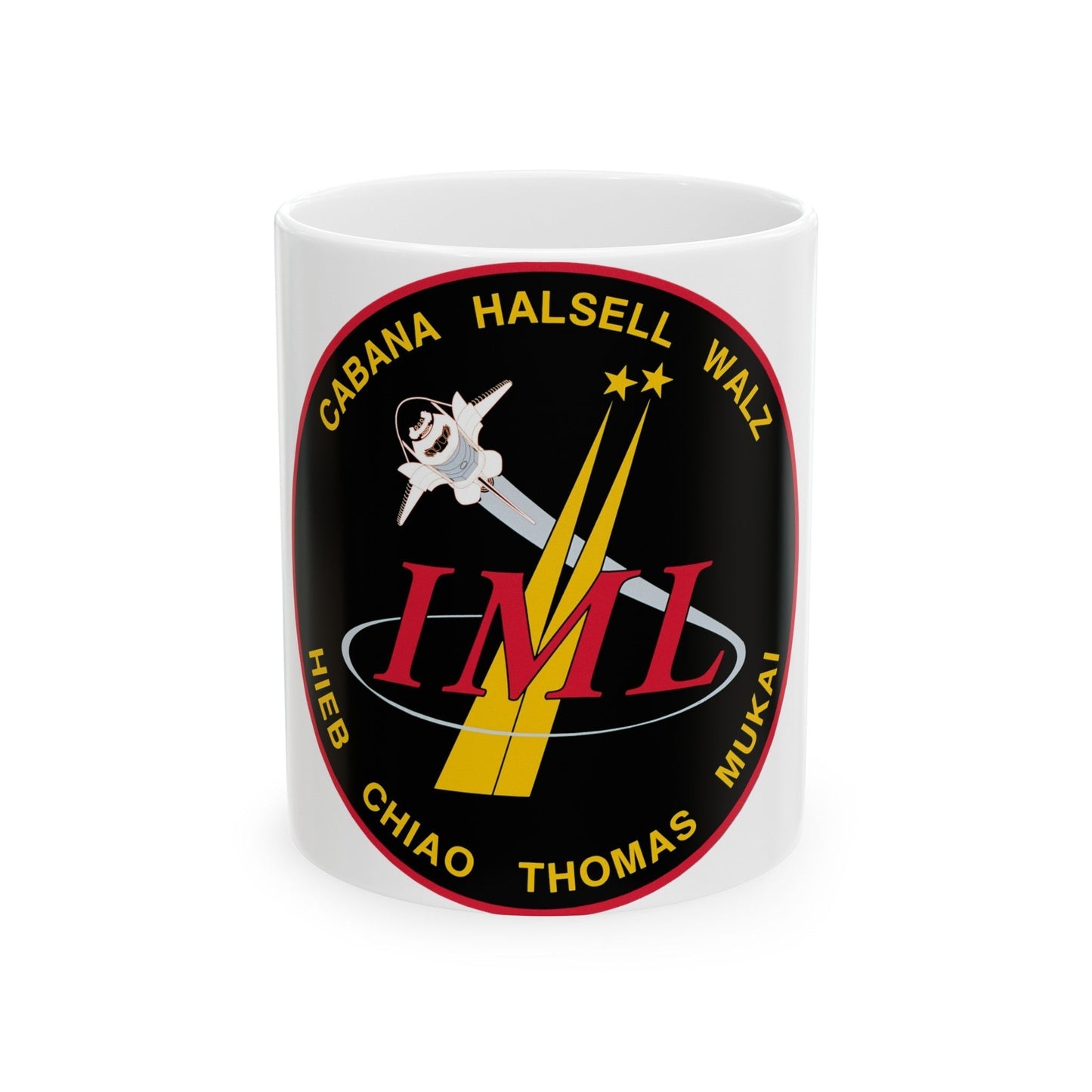 STS 65 (NASA) White Coffee Mug-11oz-The Sticker Space