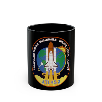 STS 66 (NASA) Black Coffee Mug-11oz-The Sticker Space