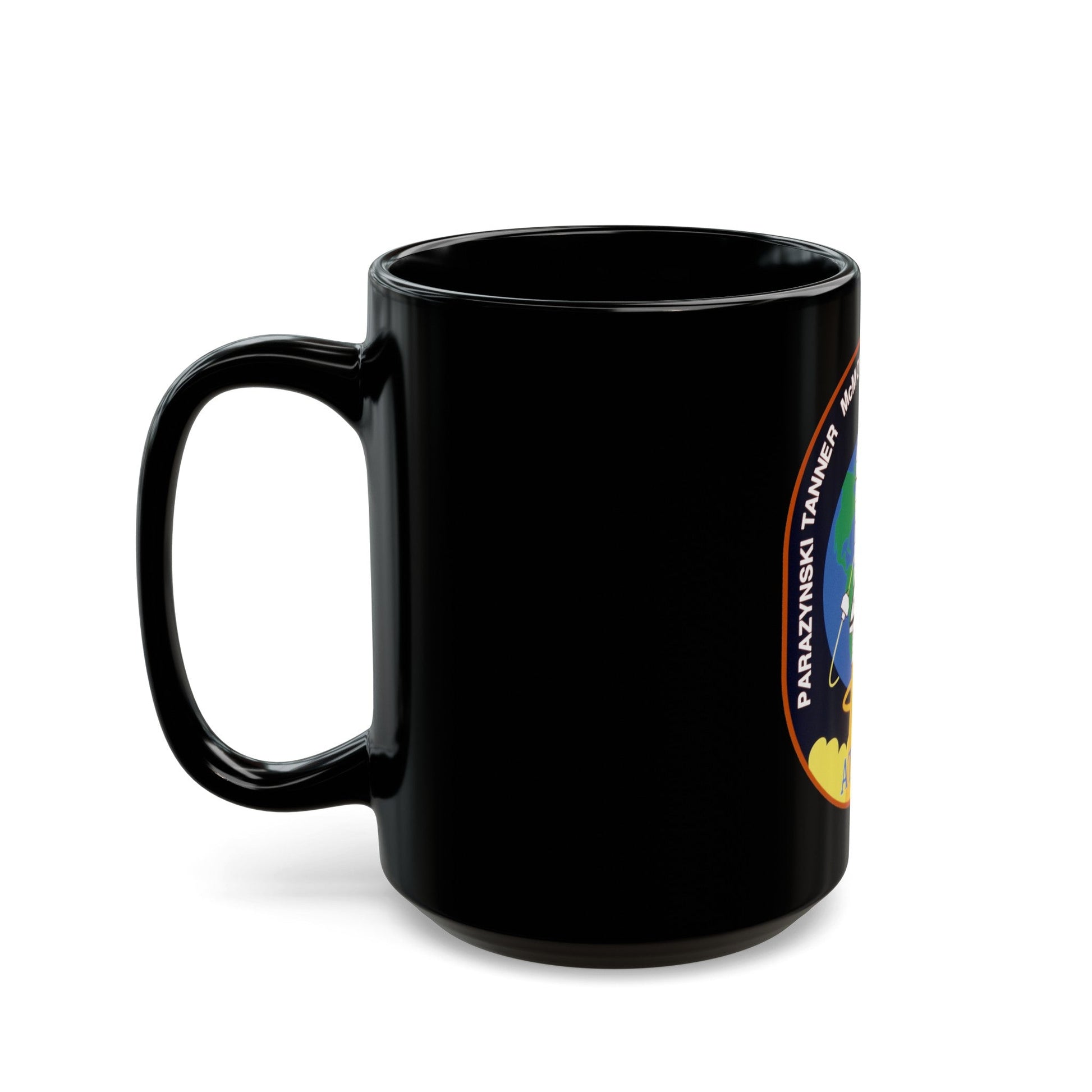 STS 66 (NASA) Black Coffee Mug-The Sticker Space