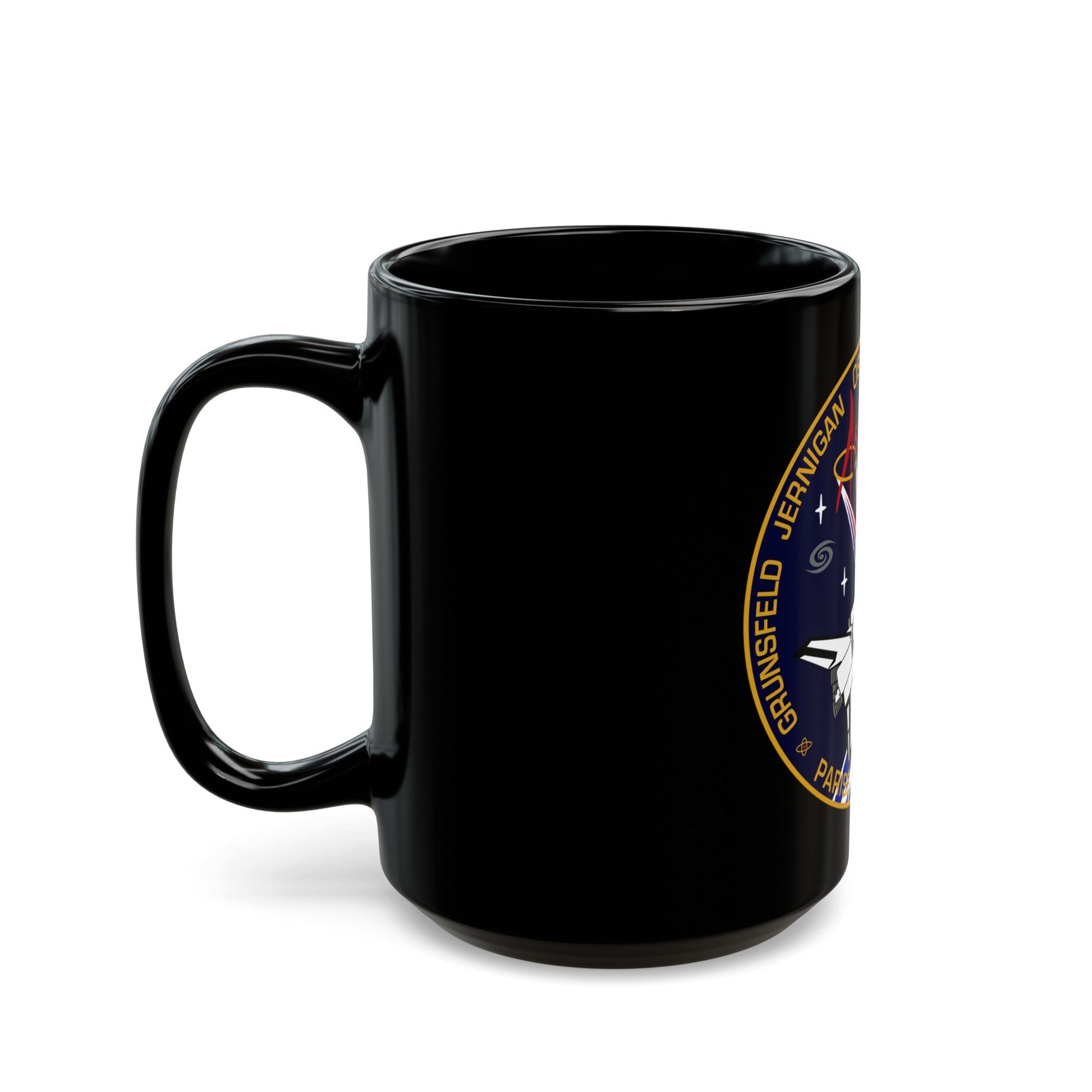 STS 67 (NASA) Black Coffee Mug-The Sticker Space