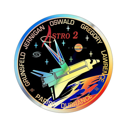 STS 67 (NASA) Holographic STICKER Die-Cut Vinyl Decal-6 Inch-The Sticker Space