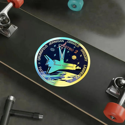 STS 67 (NASA) Holographic STICKER Die-Cut Vinyl Decal - The Sticker Space