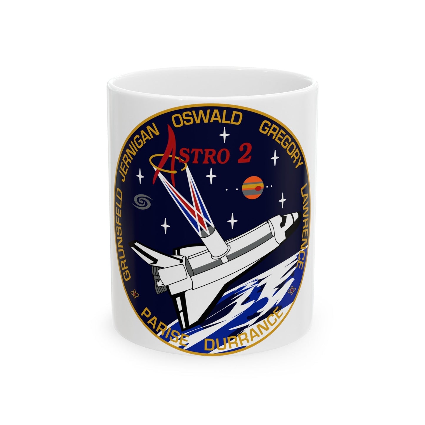 STS 67 (NASA) White Coffee Mug-11oz-The Sticker Space