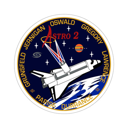 STS 67 Patch NASA STICKER Vinyl Die-Cut Decal-4 Inch-The Sticker Space