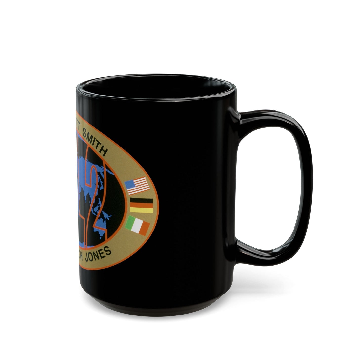 STS 68 (NASA) Black Coffee Mug-The Sticker Space