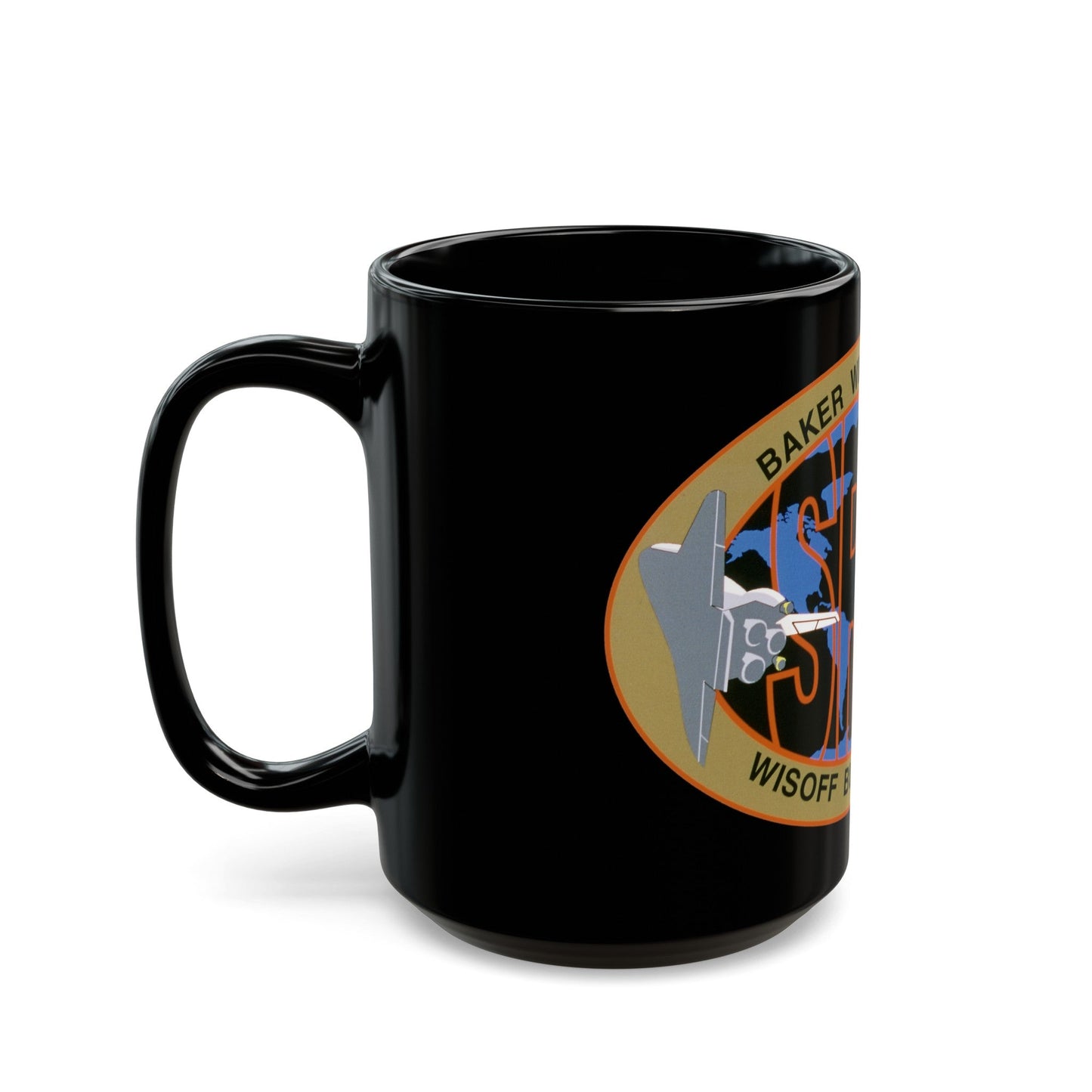 STS 68 (NASA) Black Coffee Mug-The Sticker Space