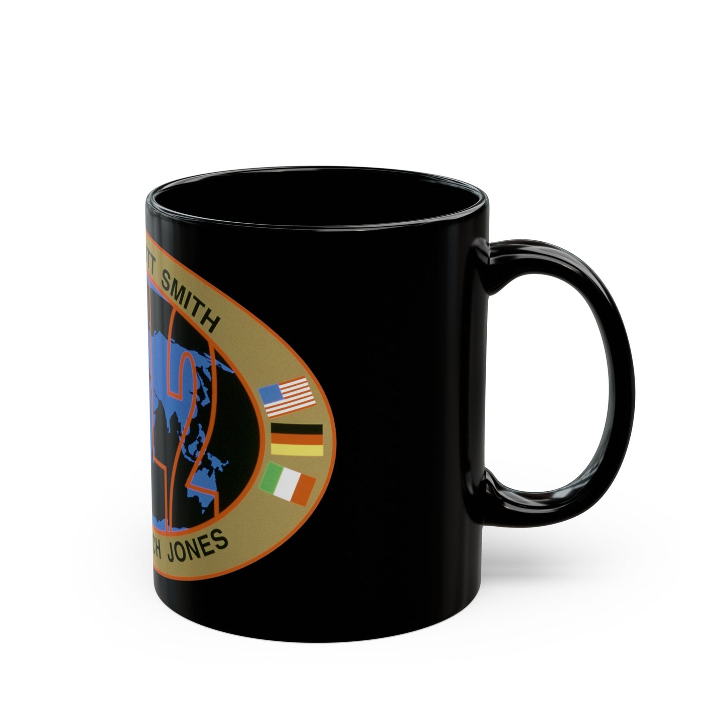 STS 68 (NASA) Black Coffee Mug-The Sticker Space