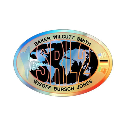 STS 68 (NASA) Holographic STICKER Die-Cut Vinyl Decal 3 Inch Holographic - The Sticker Space