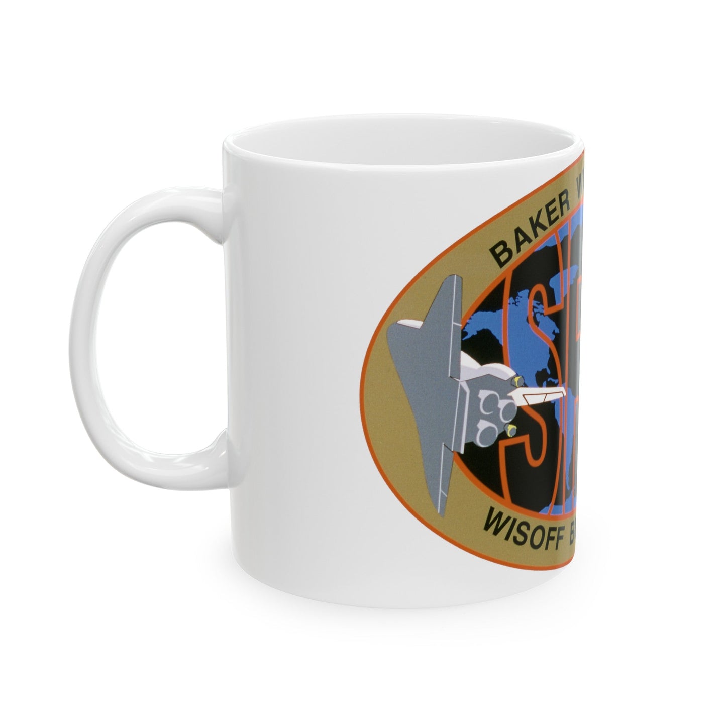 STS 68 (NASA) White Coffee Mug-The Sticker Space